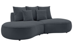 Bobochic Paris Tmavě &scaron;ed&aacute; trojm&iacute;stn&aacute; pohovka Saint-Germain 260 cm