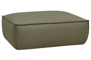 Bobochic Paris Zelen&aacute; koženkov&aacute; podnožka Boheme 128 x 93 cm