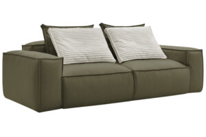 Bobochic Paris Zelen&aacute; koženkov&aacute; trojm&iacute;stn&aacute; pohovka Boheme 260 cm