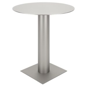 FEST Amsterdam Stř&iacute;brn&yacute; kovov&yacute; bistro stolek Kit 70 cm