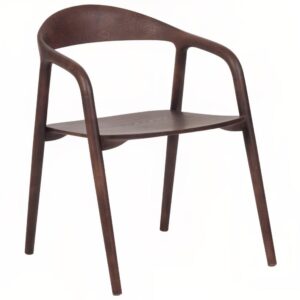 FormWood Hněd&aacute; dřevěn&aacute; j&iacute;deln&iacute; židle Kira