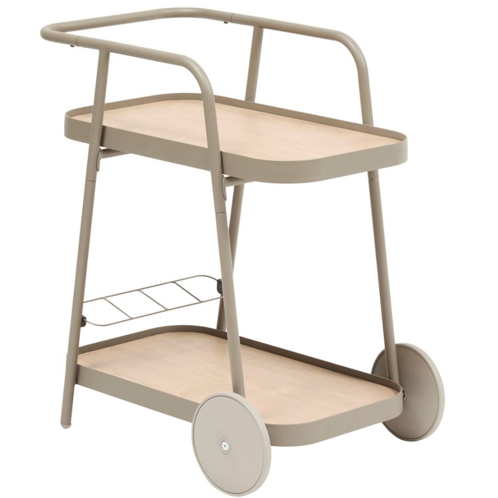 Hespéride Béžový zahradní servírovací stolek Easiness 76 x 50 cm