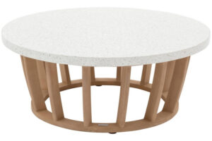 Hesp&eacute;ride B&iacute;l&yacute; zahradn&iacute; stolek Lemindo ⌀ 100 cm