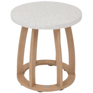 Hesp&eacute;ride B&iacute;l&yacute; zahradn&iacute; stolek Lemindo ⌀ 50 cm