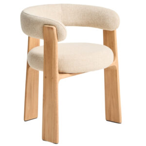 Kave Home B&eacute;žov&aacute; dřevěn&aacute; zahradn&iacute; židle Granite