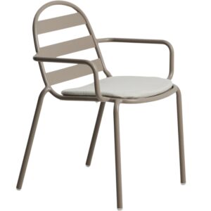 Kave Home B&eacute;žov&aacute; kovov&aacute; zahradn&iacute; židle Joncols