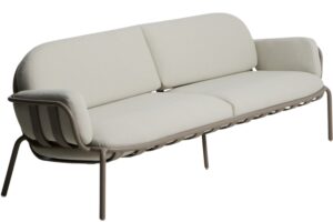 Kave Home B&eacute;žov&aacute; zahradn&iacute; pohovka Joncols 224 cm