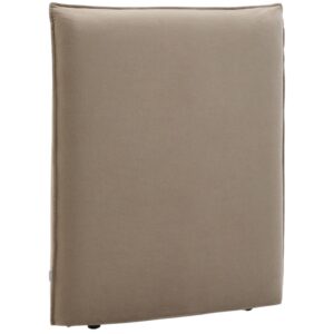 Kave Home B&eacute;žov&eacute; čalouněn&eacute; čelo k posteli Jaira 90 cm