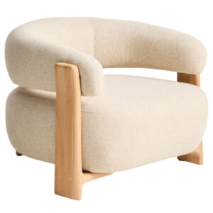 Kave Home B&eacute;žov&eacute; dřevěn&eacute; zahradn&iacute; křeslo Granite