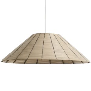 Kave Home B&eacute;žov&eacute; st&iacute;nidlo z uměl&eacute;ho ratanu Saranella ⌀ 50 cm