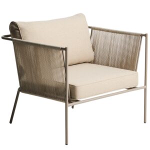 Kave Home B&eacute;žov&eacute; zahradn&iacute; křeslo Zivia