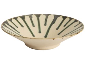 Kave Home B&eacute;žovo-zelen&aacute; keramick&aacute; m&iacute;sa Olmera &Oslash; 36