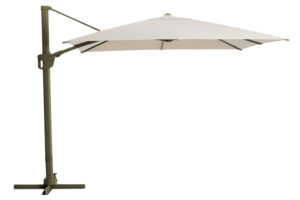 Kave Home B&eacute;žovo-zelen&yacute; slunečn&iacute;k Noli 300 x 420 cm