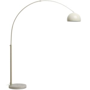 Kave Home B&iacute;l&aacute; stojac&iacute; lampa Madali 160-185 cm