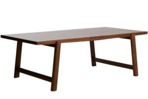 Kave Home Dřevěn&yacute; zahradn&iacute; j&iacute;deln&iacute; stůl Itani 240 x 100 cm