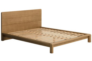 Kave Home Dubov&aacute; dvoulůžkov&aacute; postel Arelida 160 x 200 cm