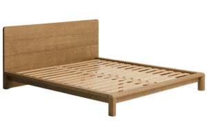 Kave Home Dubov&aacute; dvoulůžkov&aacute; postel Arelida 180 x 200 cm