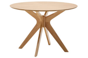 Kave Home Dubov&yacute; j&iacute;deln&iacute; stůl Naanim ⌀ 100 cm