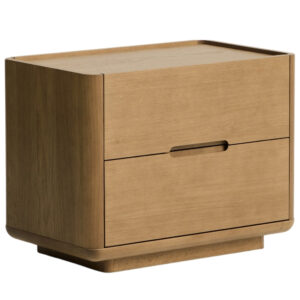 Kave Home Dubov&yacute; nočn&iacute; stolek Arelida 100 x 40 cm