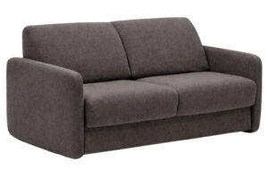 Kave Home Grafitově &scaron;ed&aacute; rozkl&aacute;dac&iacute; pohovka Nuala 184 cm