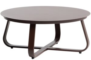 Kave Home Hněd&yacute; zahradn&iacute; stolek Tamaris &Oslash; 80 cm