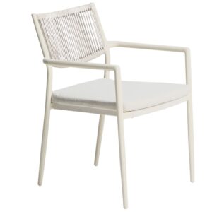 Kave Home Kr&eacute;mov&aacute; kovov&aacute; zahradn&iacute; židle Argasi