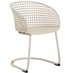 Kave Home Kr&eacute;mov&aacute; plastov&aacute; zahradn&iacute; židle Tenaro