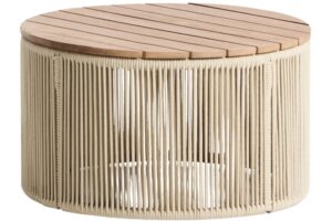 Kave Home Kr&eacute;mov&yacute; zahradn&iacute; stolek Dandara 60 cm