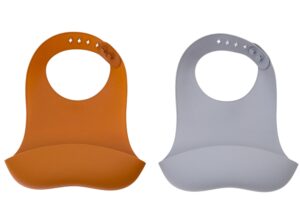 Kave Home Oranžovo-&scaron;ed&yacute; set dvou silikonov&yacute;ch brynd&aacute;ků Lili