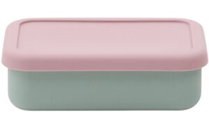 Kave Home Růžovo-zelen&yacute; svačinov&yacute; box Lili