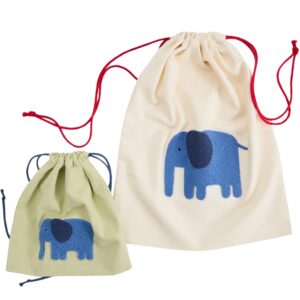 Kave Home Set dvou bavlněn&yacute;ch pytlů Tandani