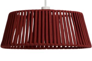 Kave Home Terakotově červen&eacute; z&aacute;věsn&eacute; st&iacute;nidlo Aldet  &Oslash; 46 cm