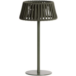 Kave Home Zelen&aacute; zahradn&iacute; sol&aacute;rn&iacute; LED lampa Aldet