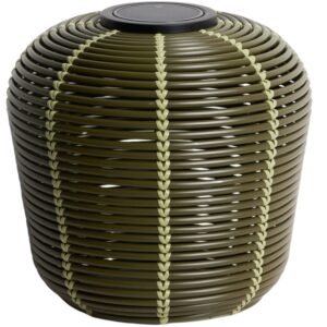 Kave Home Zelen&aacute; zahradn&iacute; sol&aacute;rn&iacute; lampa Garoina &Oslash; 35 cm