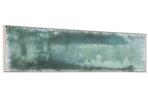 Kave Home Zelen&yacute; abstraktn&iacute; obraz Selnar 47 x 182 cm