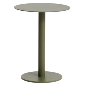 Kave Home Zelen&yacute; hlin&iacute;kov&yacute; zahradn&iacute; stolek Asinara ⌀ 40 cm