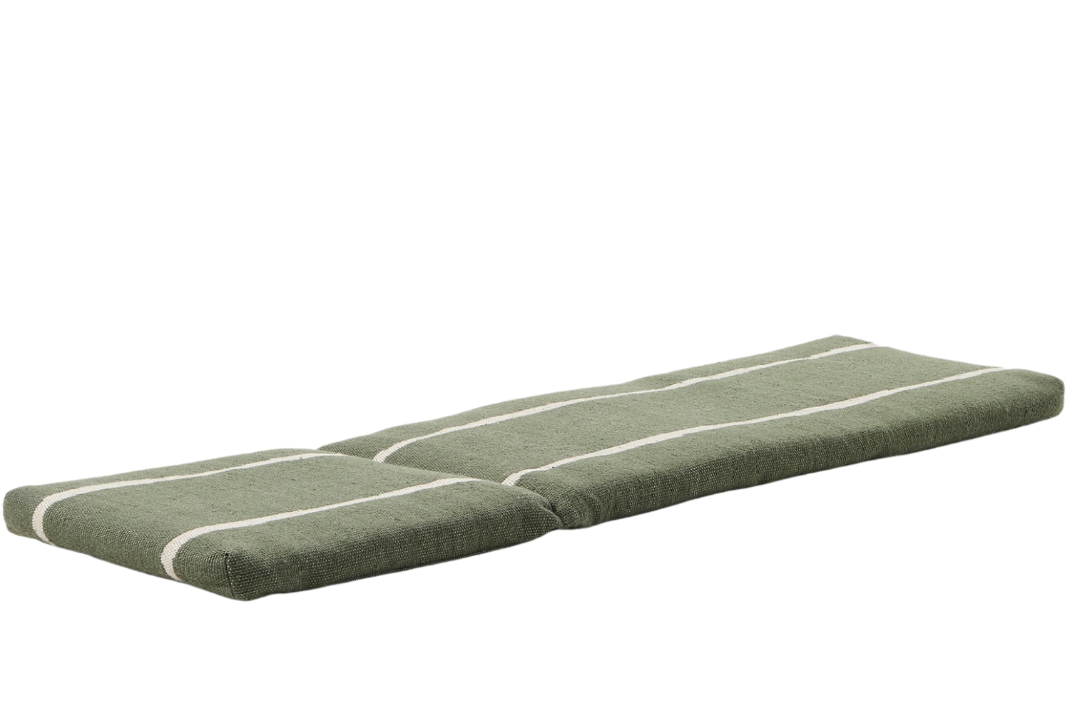 Kave Home Zelený polštář na lehátko Daila 50 x 175 cm