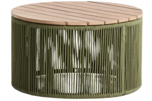 Kave Home Zelen&yacute; zahradn&iacute; stolek Dandara 60 cm