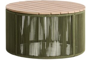 Kave Home Zelen&yacute; zahradn&iacute; stolek Dandara 70 cm