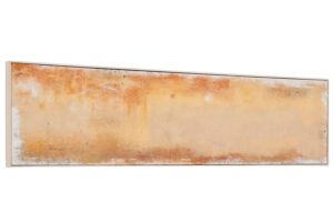 Kave Home Žlut&yacute; abstraktn&iacute; obraz Selnar 47 x 182 cm