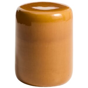 Kave Home Žlut&yacute; zahradn&iacute; stolek Mesquida 35 cm