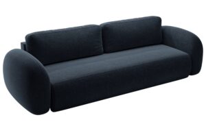 Maison Heritage Tmavě modr&aacute; rozkl&aacute;dac&iacute; pohovka Kora 262 cm