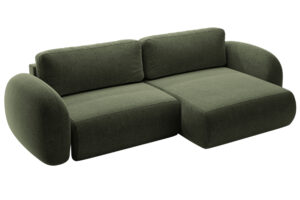 Maison Heritage Zelen&aacute; rozkl&aacute;dac&iacute; pohovka Kora 262 cm