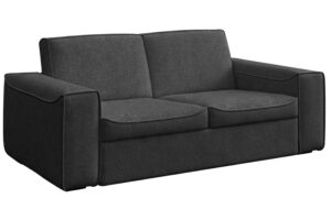 Mesonica Tmavě &scaron;ed&aacute; rozkl&aacute;dac&iacute; pohovka Munro 205 cm