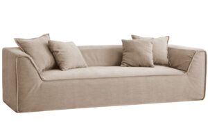 Micadoni B&eacute;žov&aacute; čtyřm&iacute;stn&aacute; pohovka Milton 260 cm