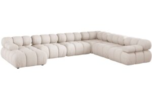 Micadoni B&eacute;žov&aacute; rohov&aacute; pohovka Bellis II. 376 cm