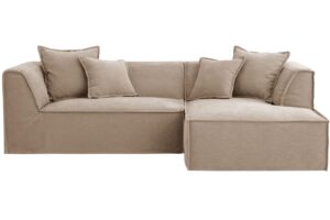 Micadoni B&eacute;žov&aacute; rohov&aacute; pohovka Milton 270 cm