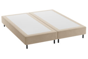 Micadoni B&eacute;žov&aacute; sametov&aacute; dvoulůžkov&aacute; postel Whale 180 x 200 cm