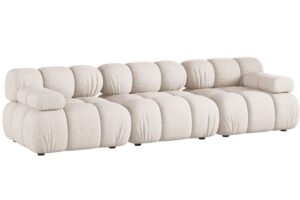 Micadoni B&eacute;žov&aacute; trojm&iacute;stn&aacute; pohovka Bellis II. 282 cm