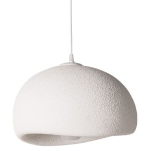 Micadoni B&iacute;l&eacute; z&aacute;věsn&eacute; světlo Edu 40 cm